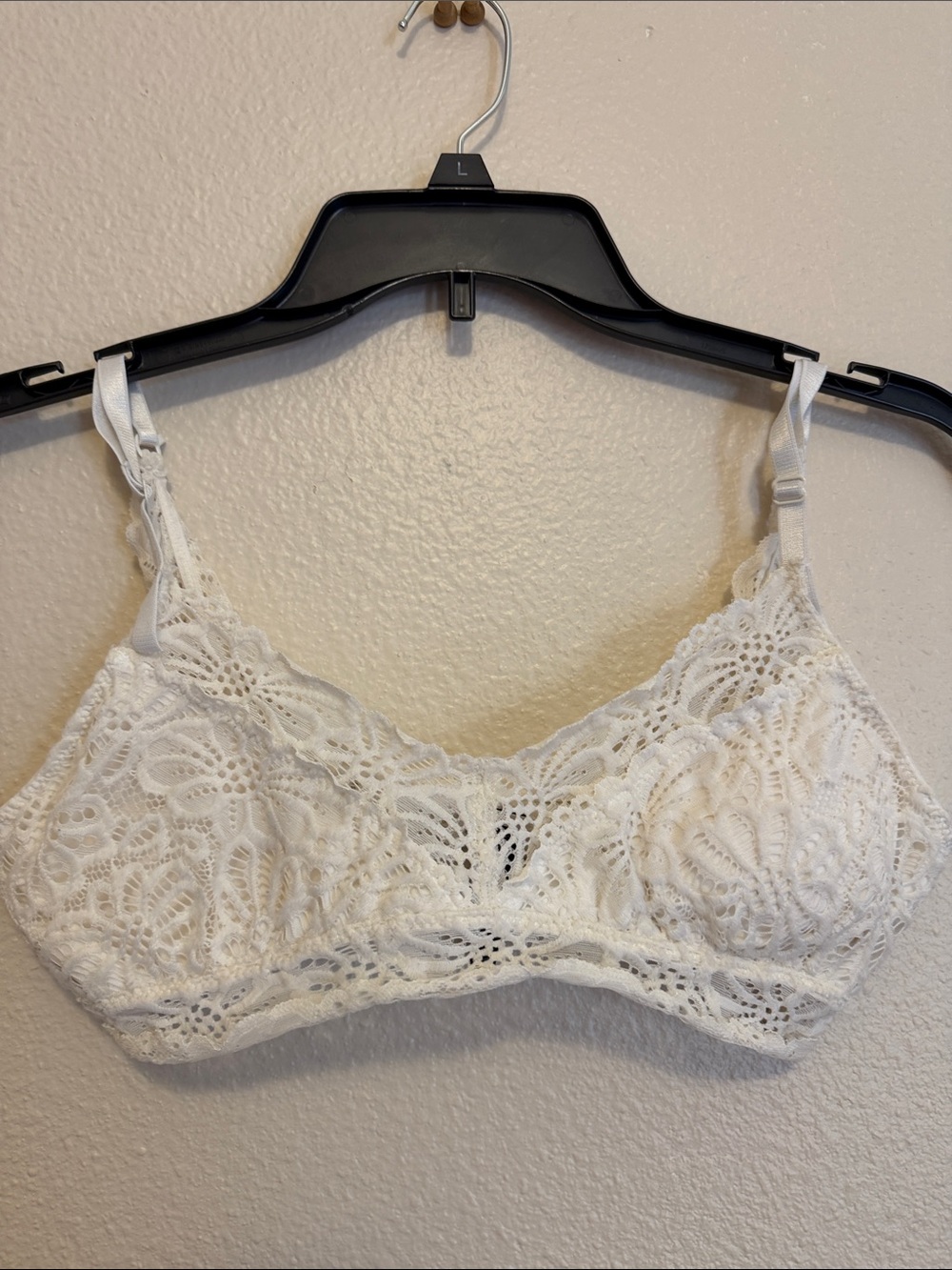 Harve Benard White Lace Bralette - Delicate Floral Lace